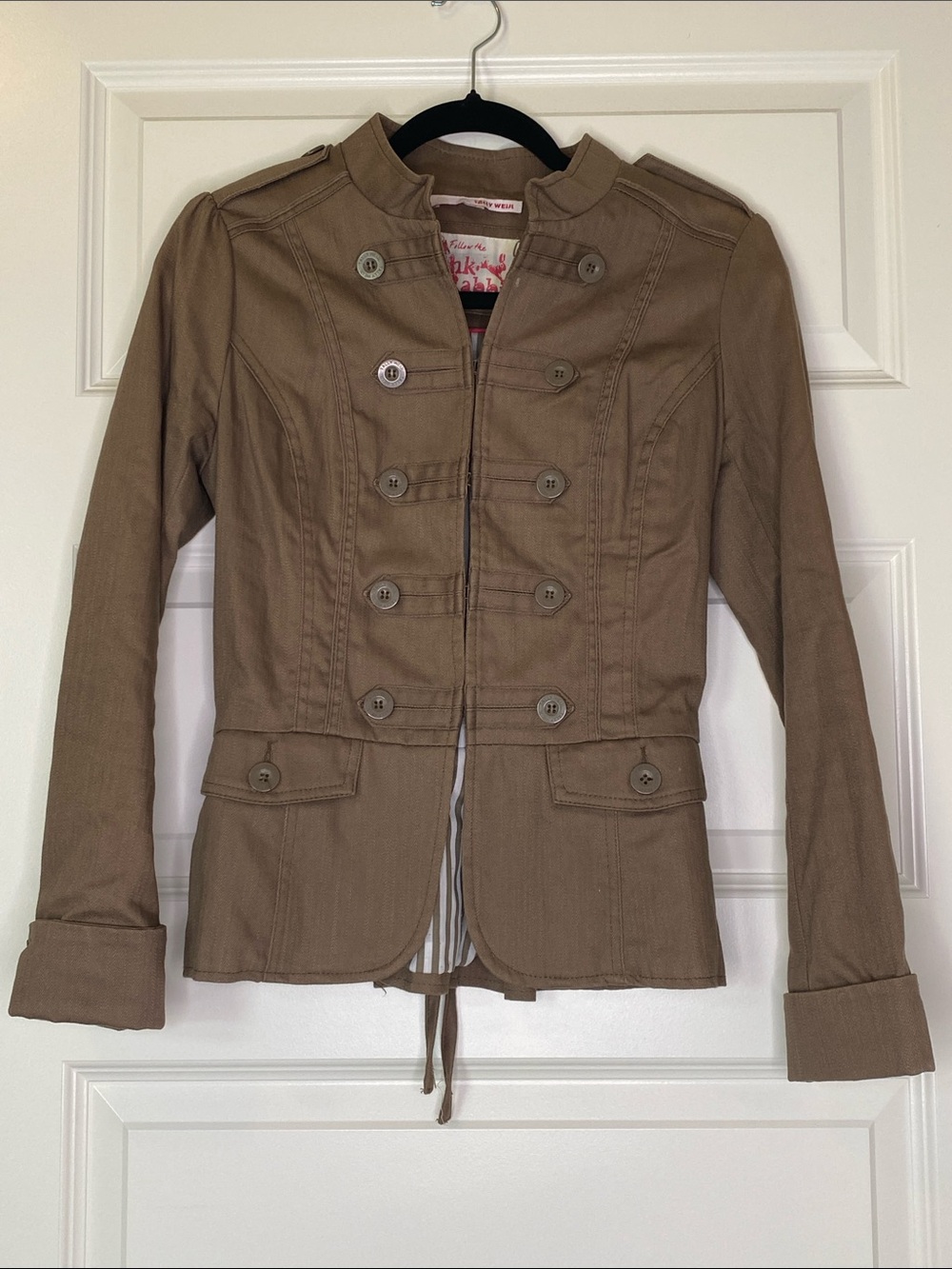 RARE Vintage Utility Military-Style Tan Jacket